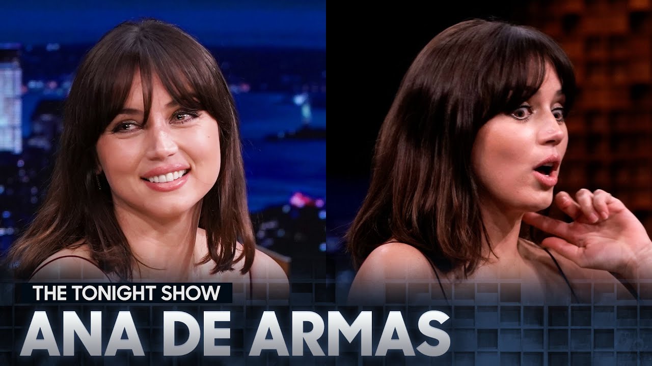 image 0 Ana De Armas Discusses Hitchhiking To School And Plays Box Of Lies With Jimmy : The Tonight Show