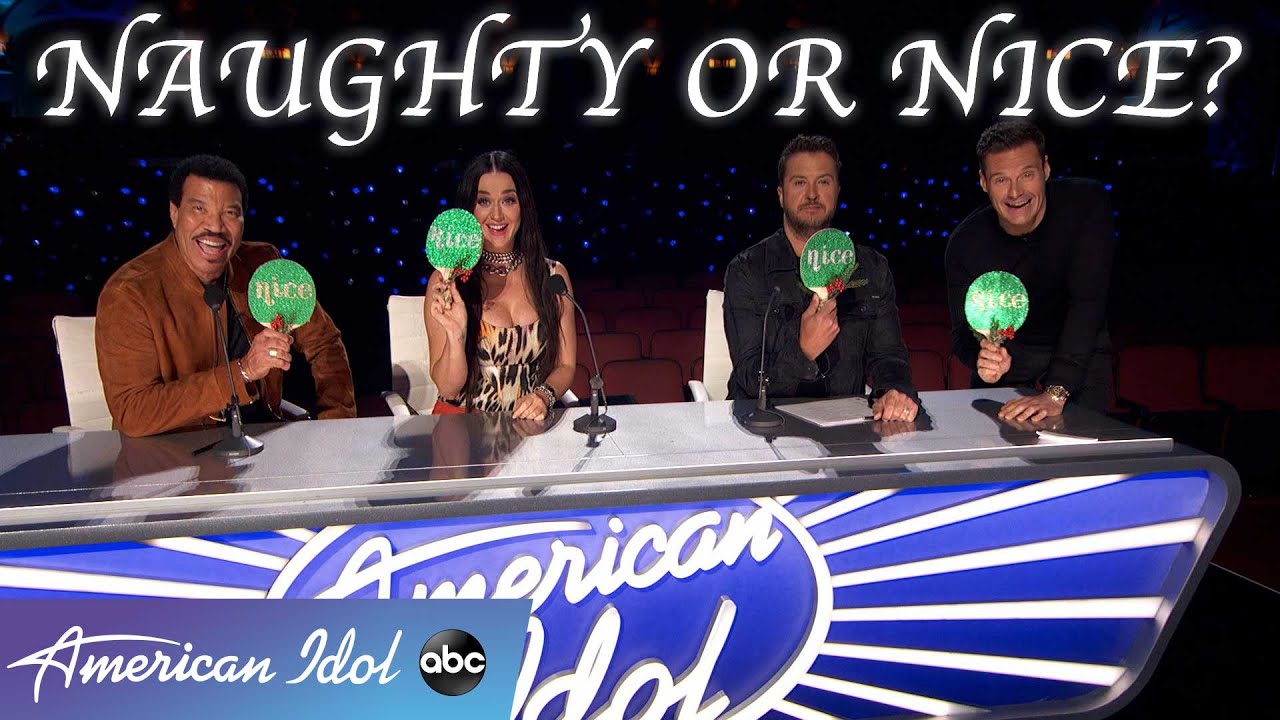 image 0 Are Lionel Richie Katy Perry Luke Bryan And Ryan Seacrest Naughty… Or Nice? - American Idol 2022