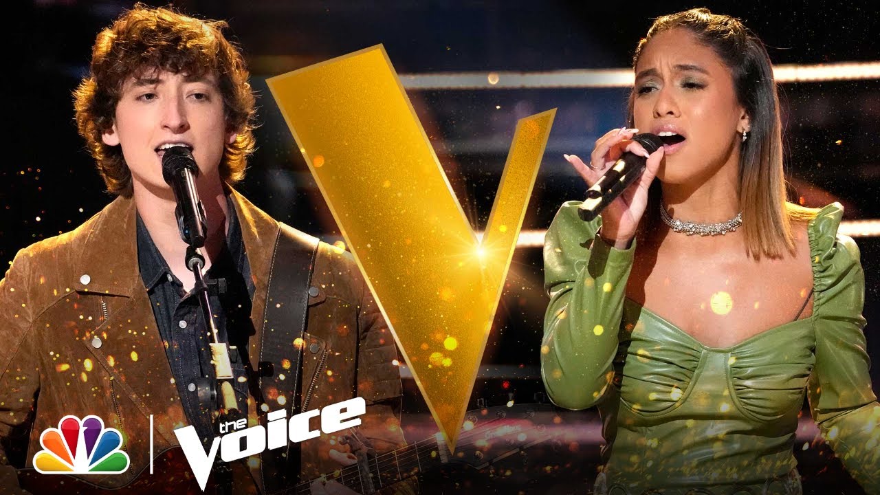 image 0 Berritt Haynes Vs. Kaitlyn Velez : Coldplay's yellow : The Voice Battles 2021