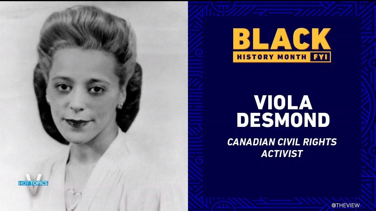 image 0 Black History Month: Viola Desmond : The View