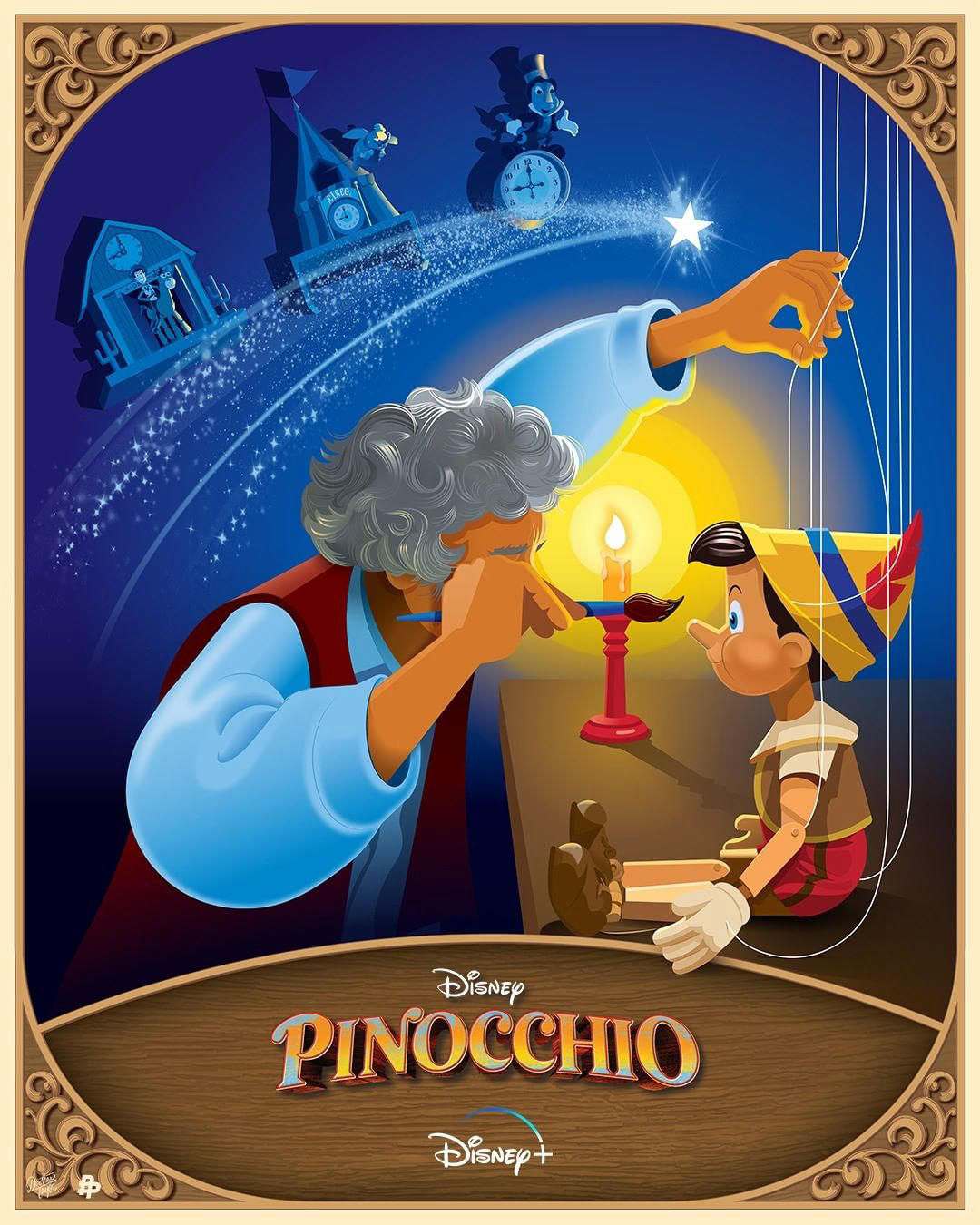 Disney+ - Art that brings the magic of #Pinocchio to life