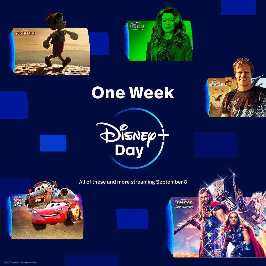 Disney+ - In ONE WEEK, it’s time to party