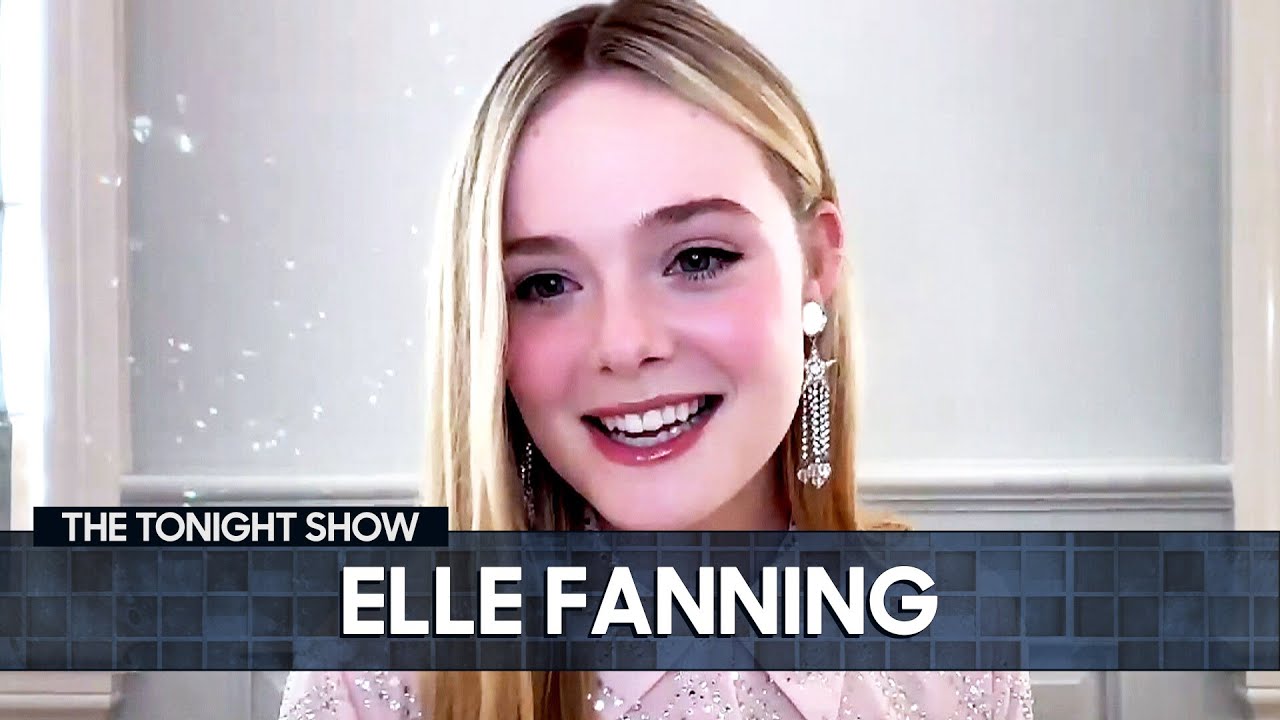 image 0 Elle Fanning Addresses Tiktok Rumors And Dishes On Pregnant Backbends In The Great : Tonight Show