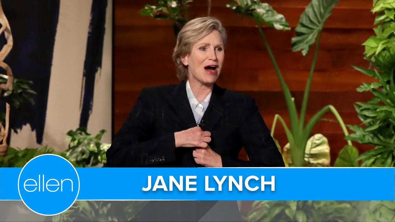 image 0 Ellen Helps Jane Lynch With Vocal Exercises