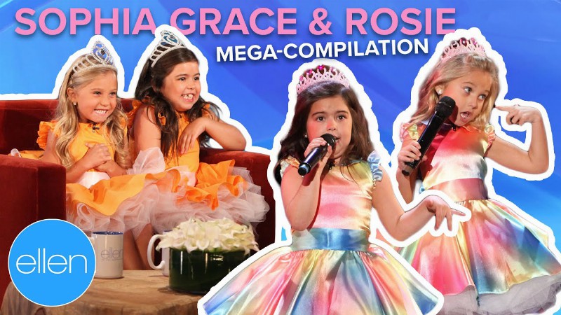 Every Time Sophia Grace & Rosie Appeared On The Ellen Show In Order (part 2) (mega-compilation)