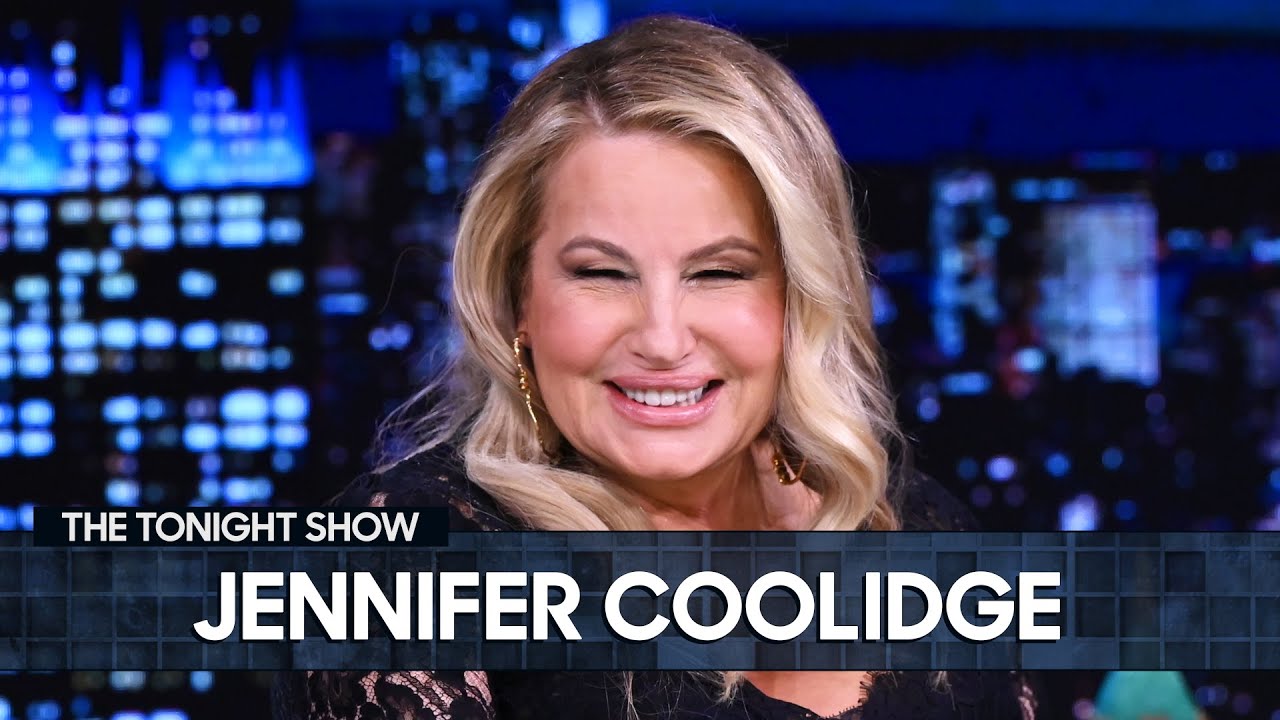 image 0 Jennifer Coolidge Reacts To Ariana Grande And Chloe Fineman’s Impressions Of Her : The Tonight Show