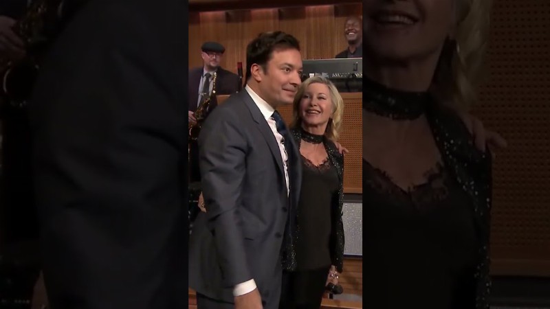 Jimmy & The Late Great #olivianewtonjohn Perform A Duet Of “you’re The One That I Want” #shorts