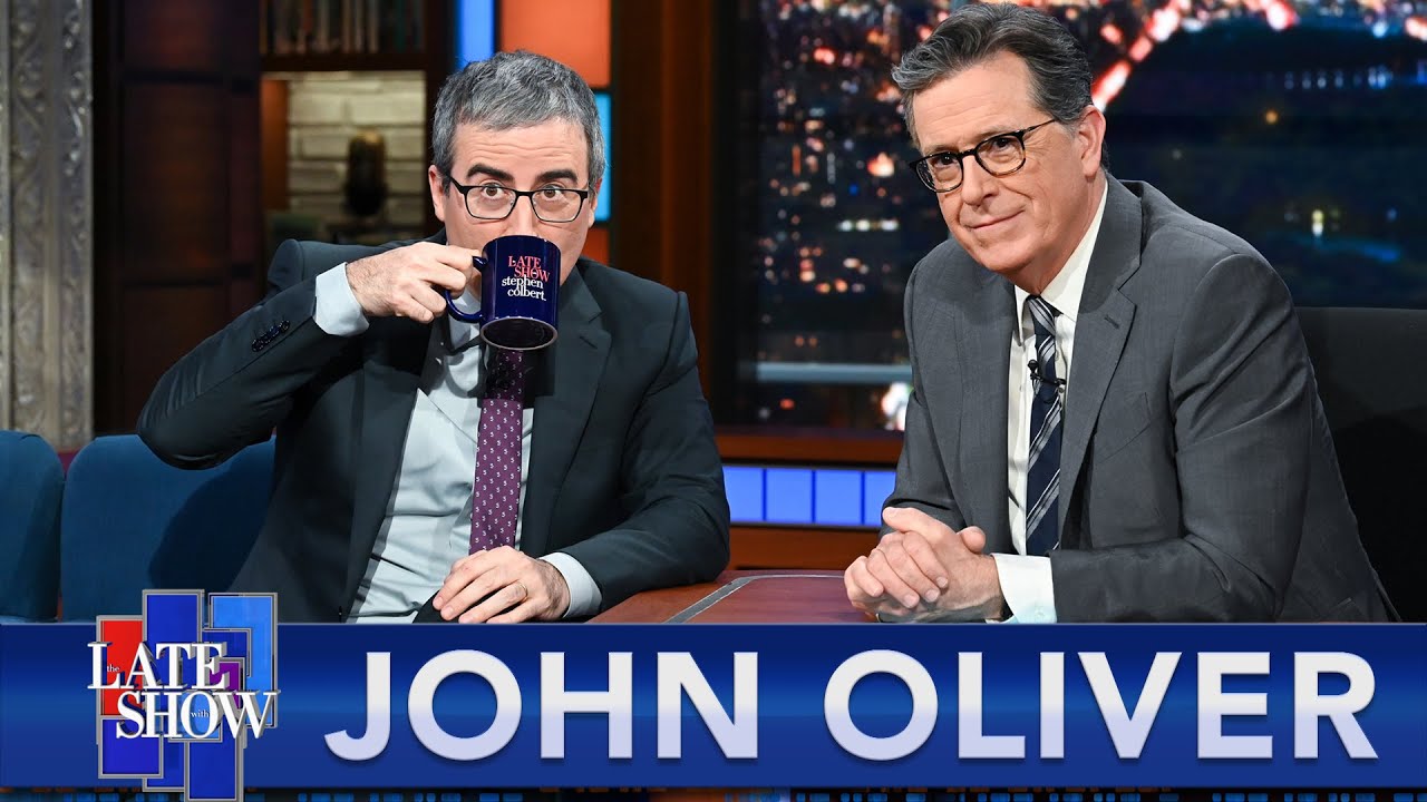 image 0 John Oliver And Stephen Colbert On What Makes A Perfect Late Night Interview