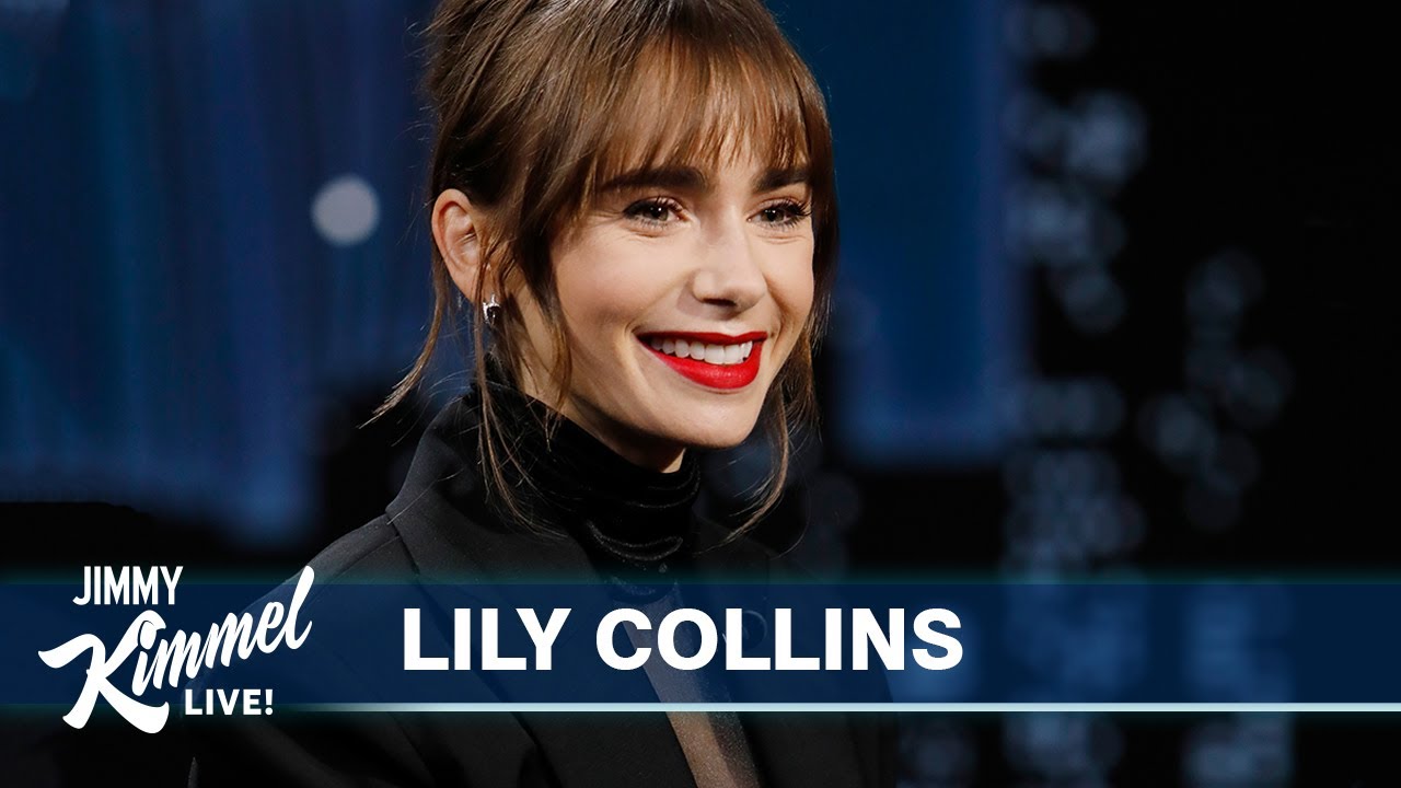 image 0 Lily Collins On Getting Married Brother Playing Drums For Their Dad & Popularity Of Emily In Paris
