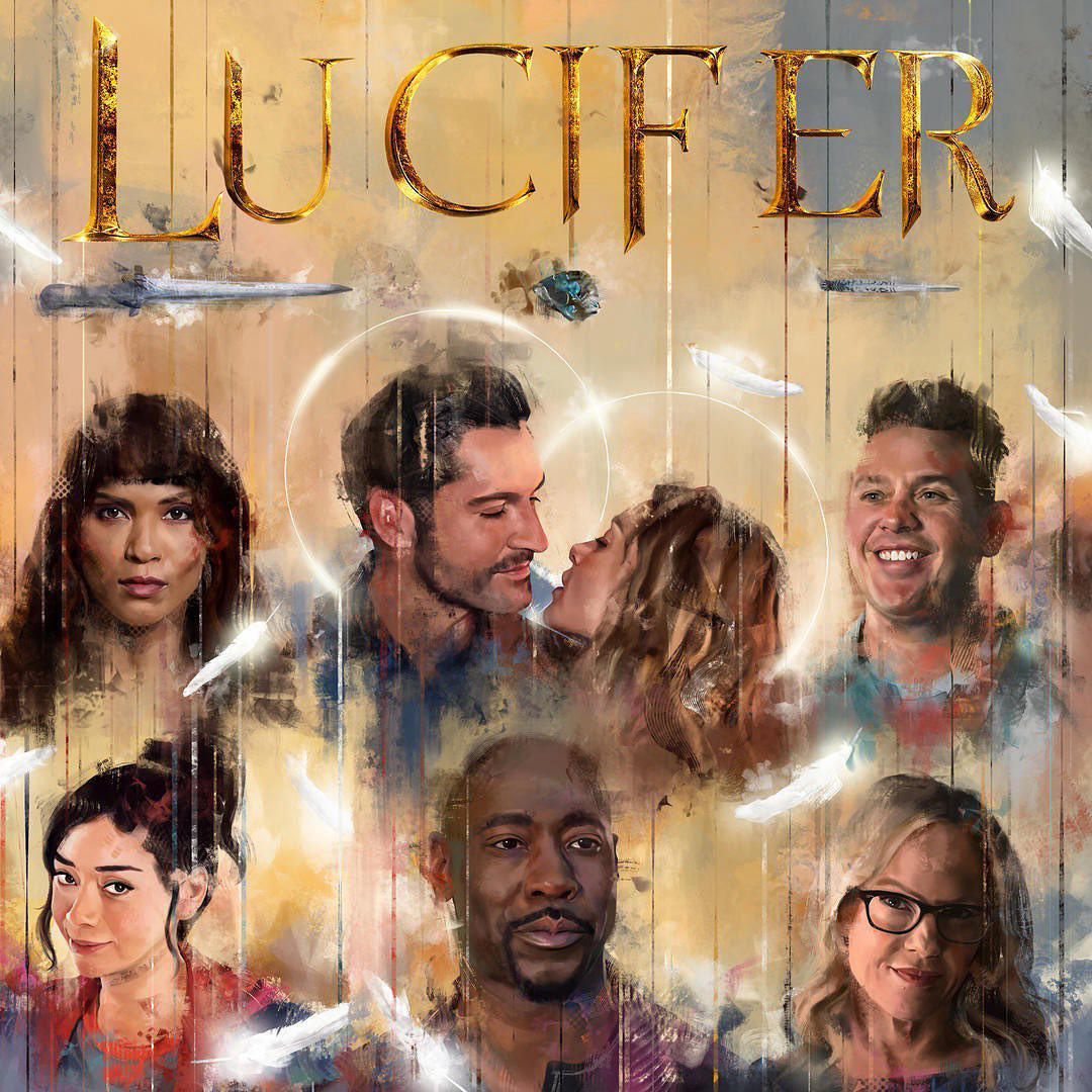 Lucifer - tag yourself, i'm the loving glance between lucifer and chloe