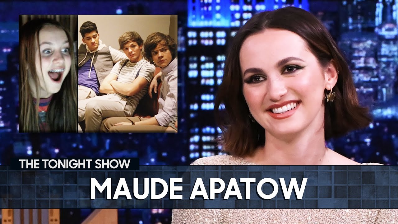 image 0 Maude Apatow Reacts To Embarrassing Footage Of Herself Preparing To Interview One Direction