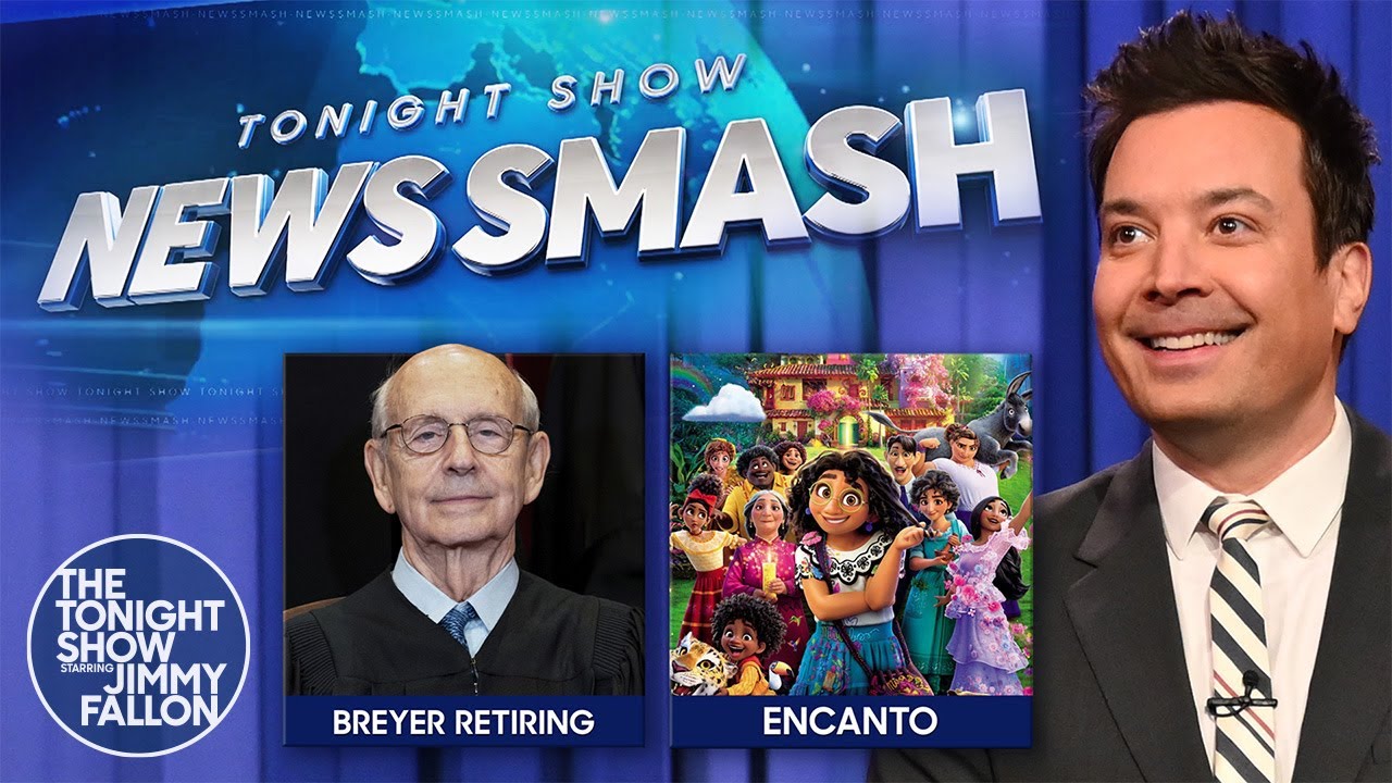 image 0 News Smash: Justice Breyer Retires We Don’t Talk About Bruno Bomb Cyclone : The Tonight Show