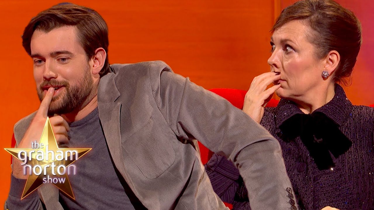 Olivia Colman Accidentally Insults Jack Whitehall's American Accent : The Graham Norton Show
