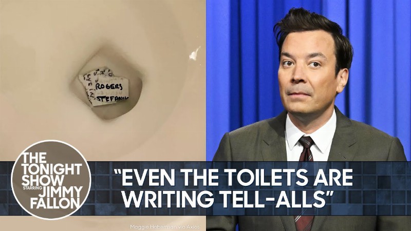 Photo Evidence Reveals Trump Clogged White House Toilets With Documents : The Tonight Show