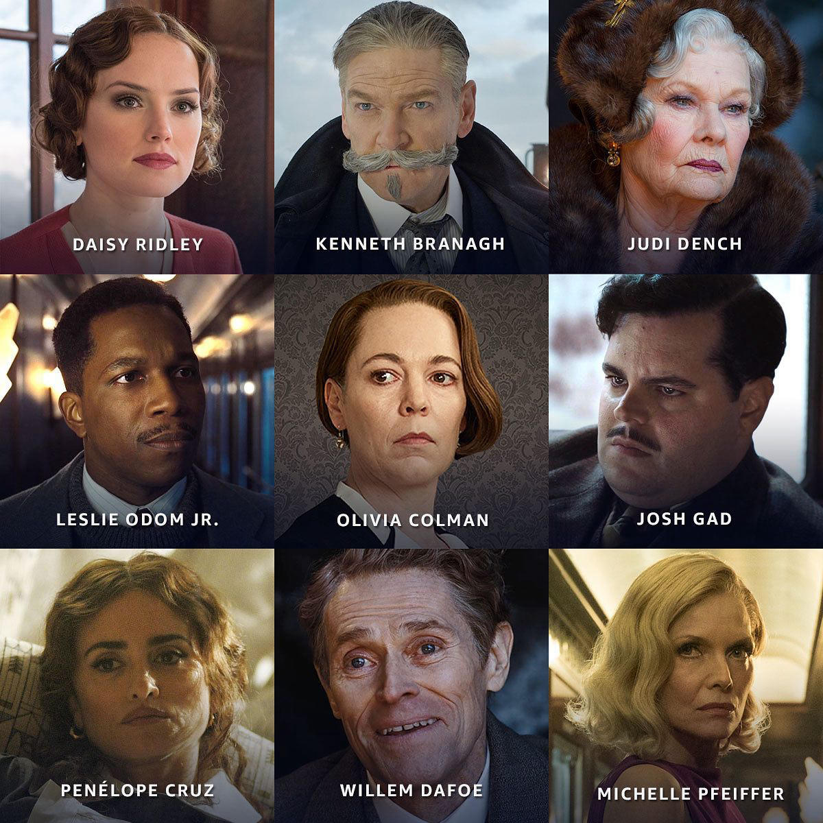 Prime Video - Honoring the STACKED cast in Murder on the Orient Express