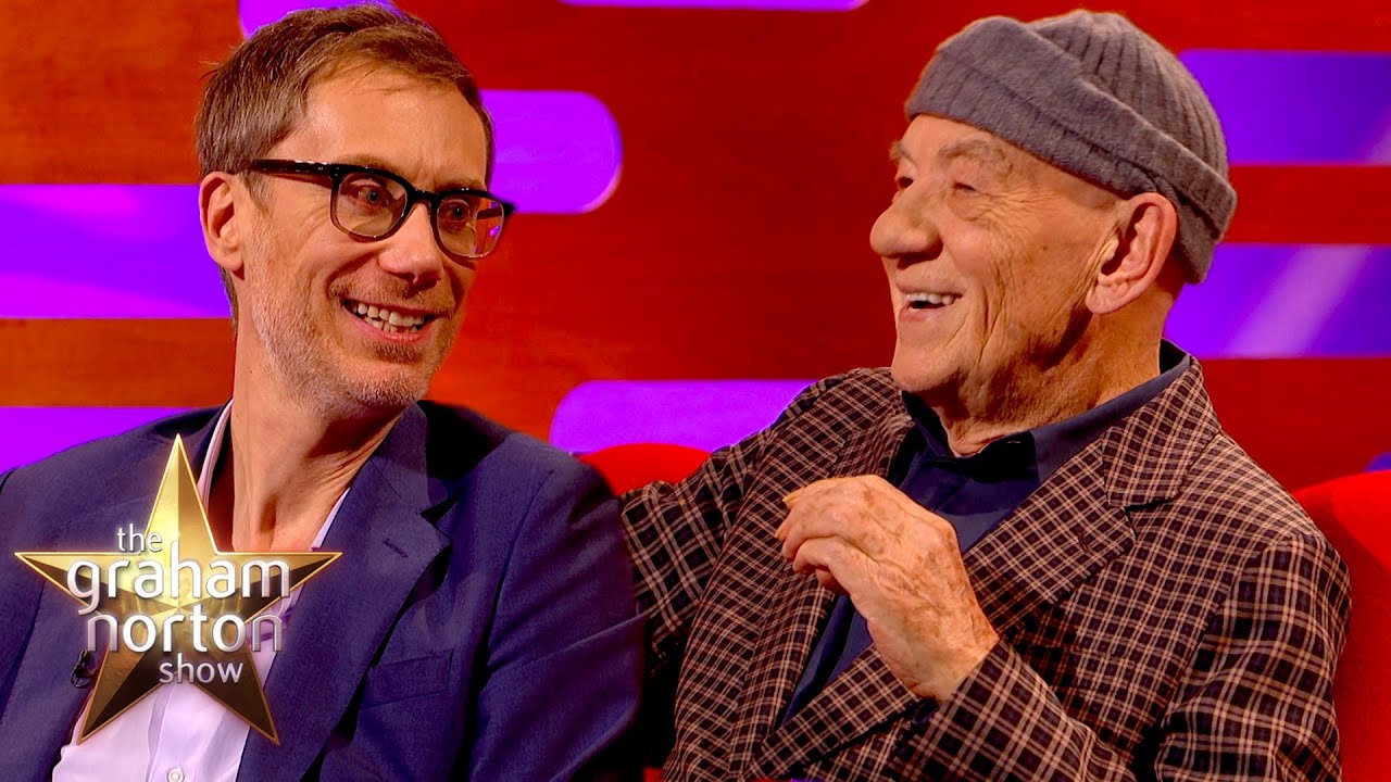 image 0 Sir Ian Mckellen & Stephen Merchant Geek Out Over Working With Each Other : The Graham Norton Show