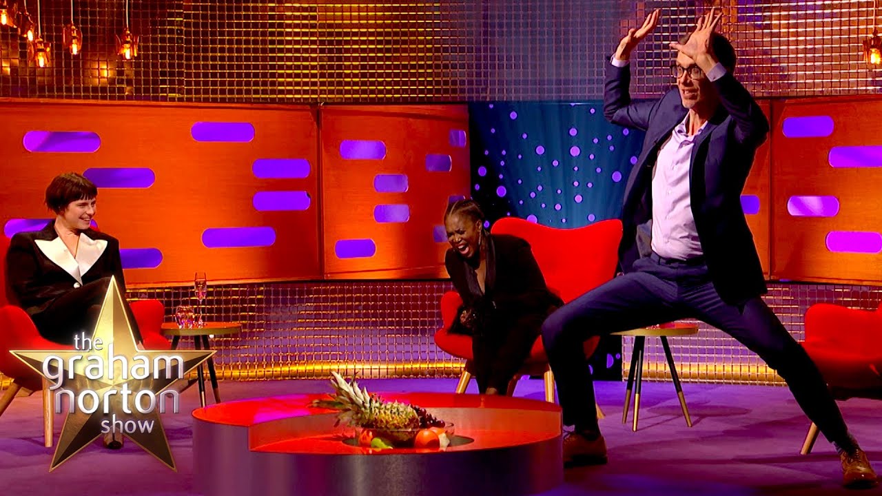 image 0 Stephen Merchant Found Out He's Too Tall To Carry Bruce Springsteen : The Graham Norton Show