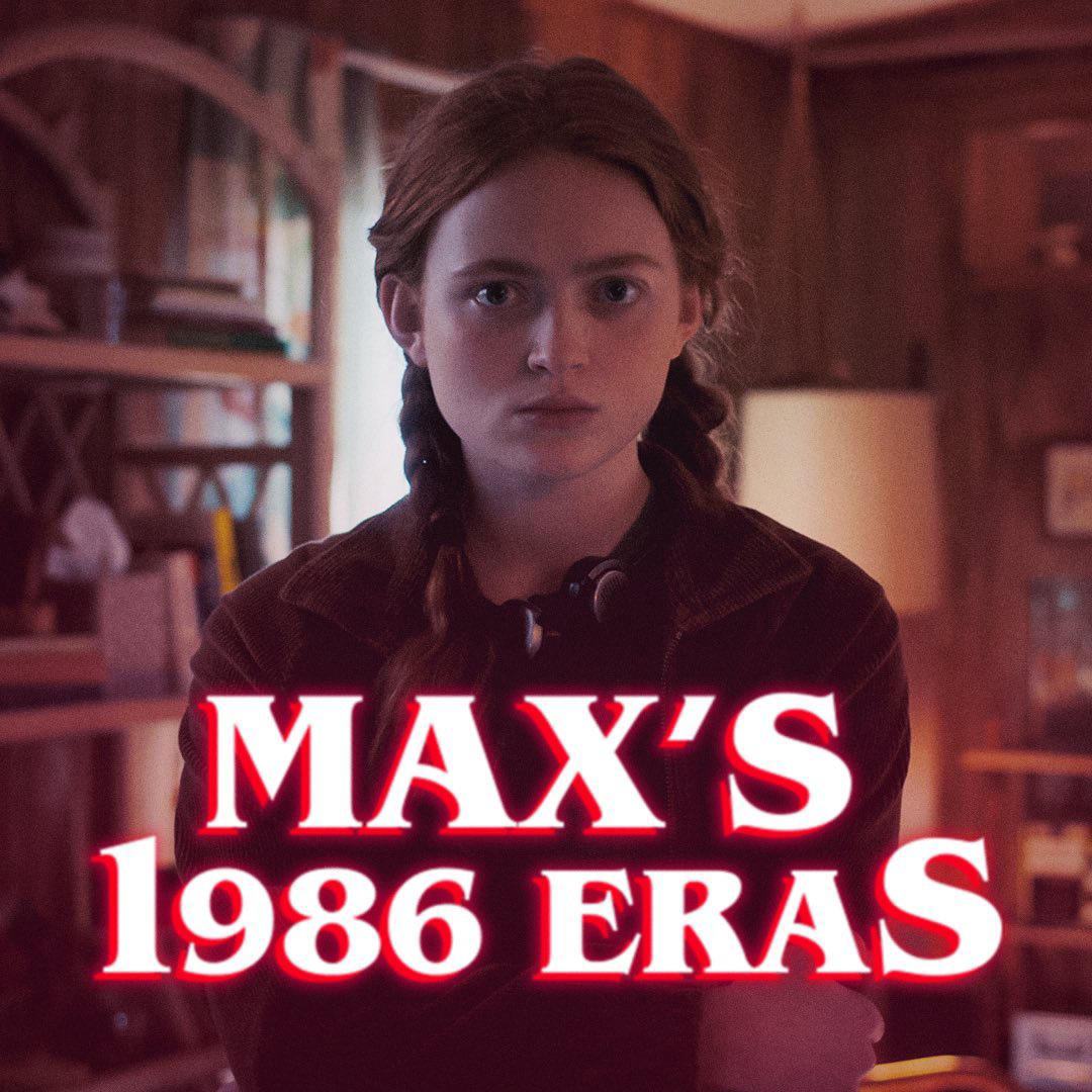 Stranger Things Netflix - max’s 1986 eras