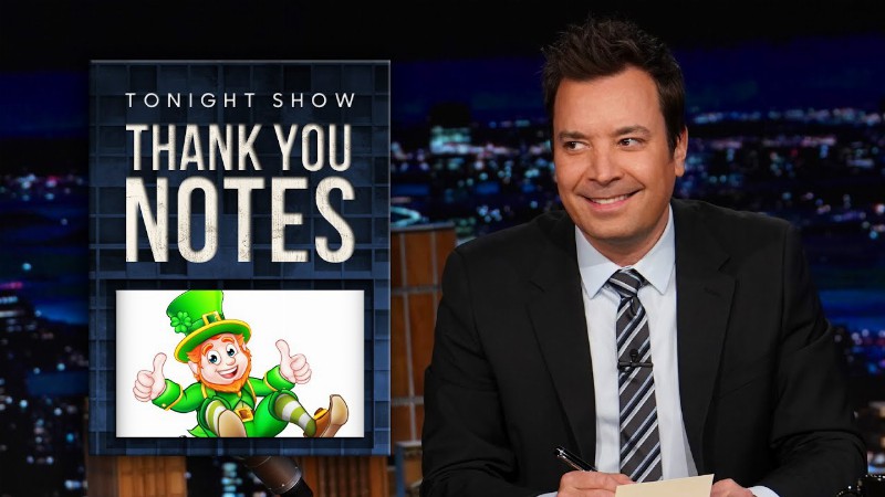 Thank You Notes: St. Patrick's Day And 4/20 Frayed Iphone Chargers : The Tonight Show