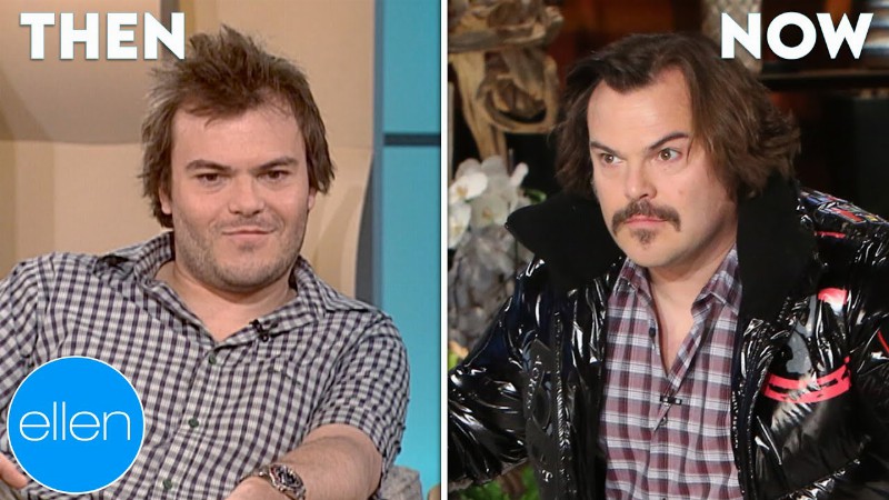 Then And Now: Jack Black's First And Last Appearances On 'the Ellen Show'