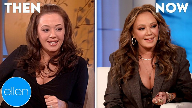 Then And Now: Leah Remini's First And Last Appearances On 'the Ellen Show'