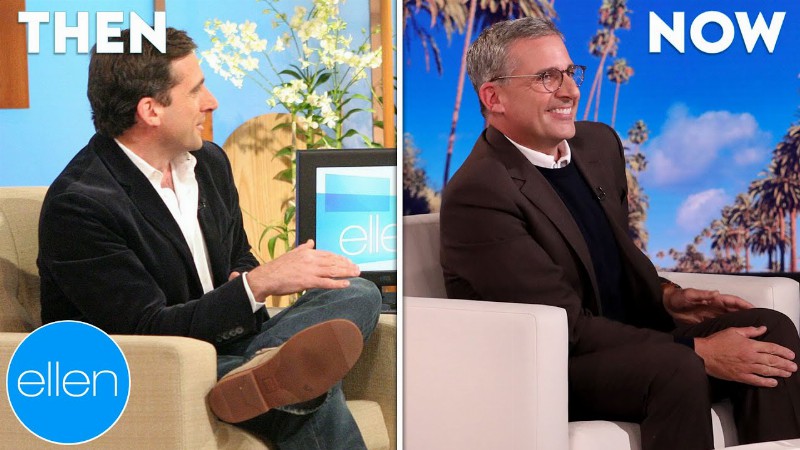 Then And Now: Steve Carell’s First And Last Appearances On 'the Ellen Show'