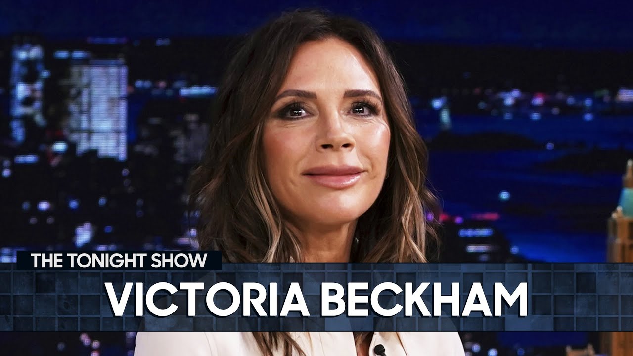 image 0 Victoria Beckham Explains Her Matching Outfits With David Beckham : The Tonight Show