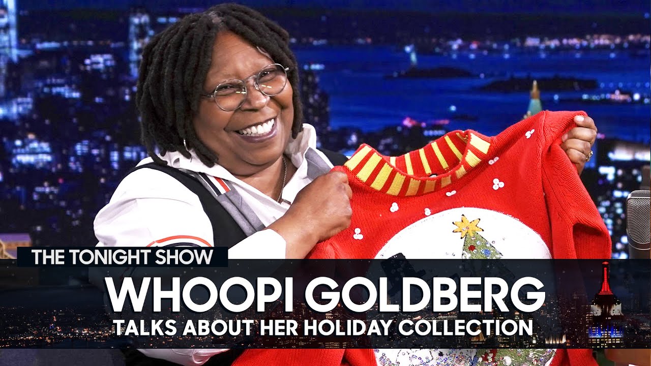 image 0 Whoopi Goldberg Breaks Down Her Holiday Collection Design Process : The Tonight Show