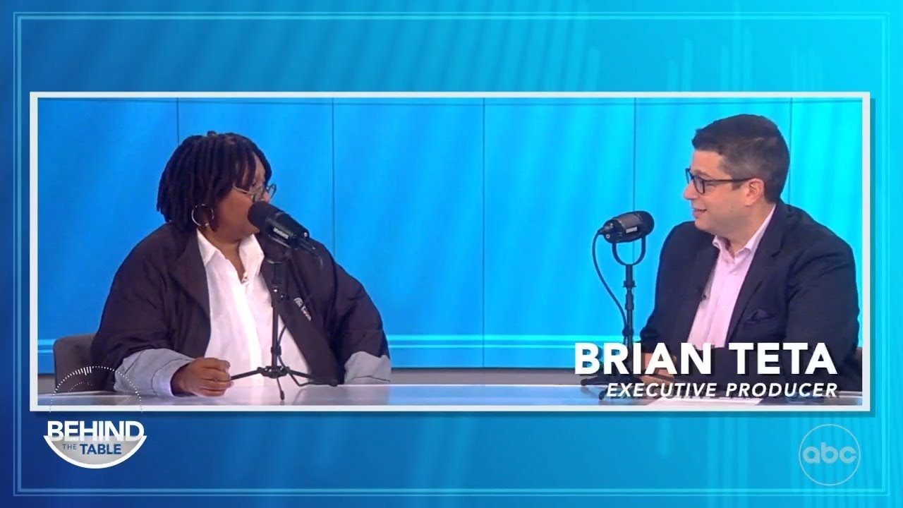 image 0 Whoopi Goldberg Executive Producer Brian Teta Join behind The Table Podcast : The View