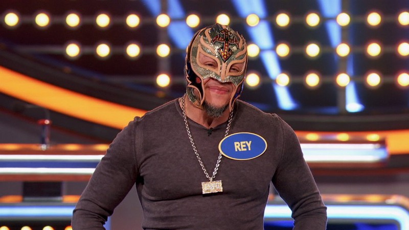 Wwe Wrestler Rey Mysterio And His Daughter Aalyah Play Fast Money - Celebrity Family Feud